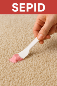 پاک کردن لکه آدامس | قالیشوی سپید