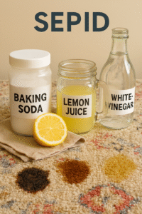 انواع لکه بر طبیعی | قالیشویی سپید